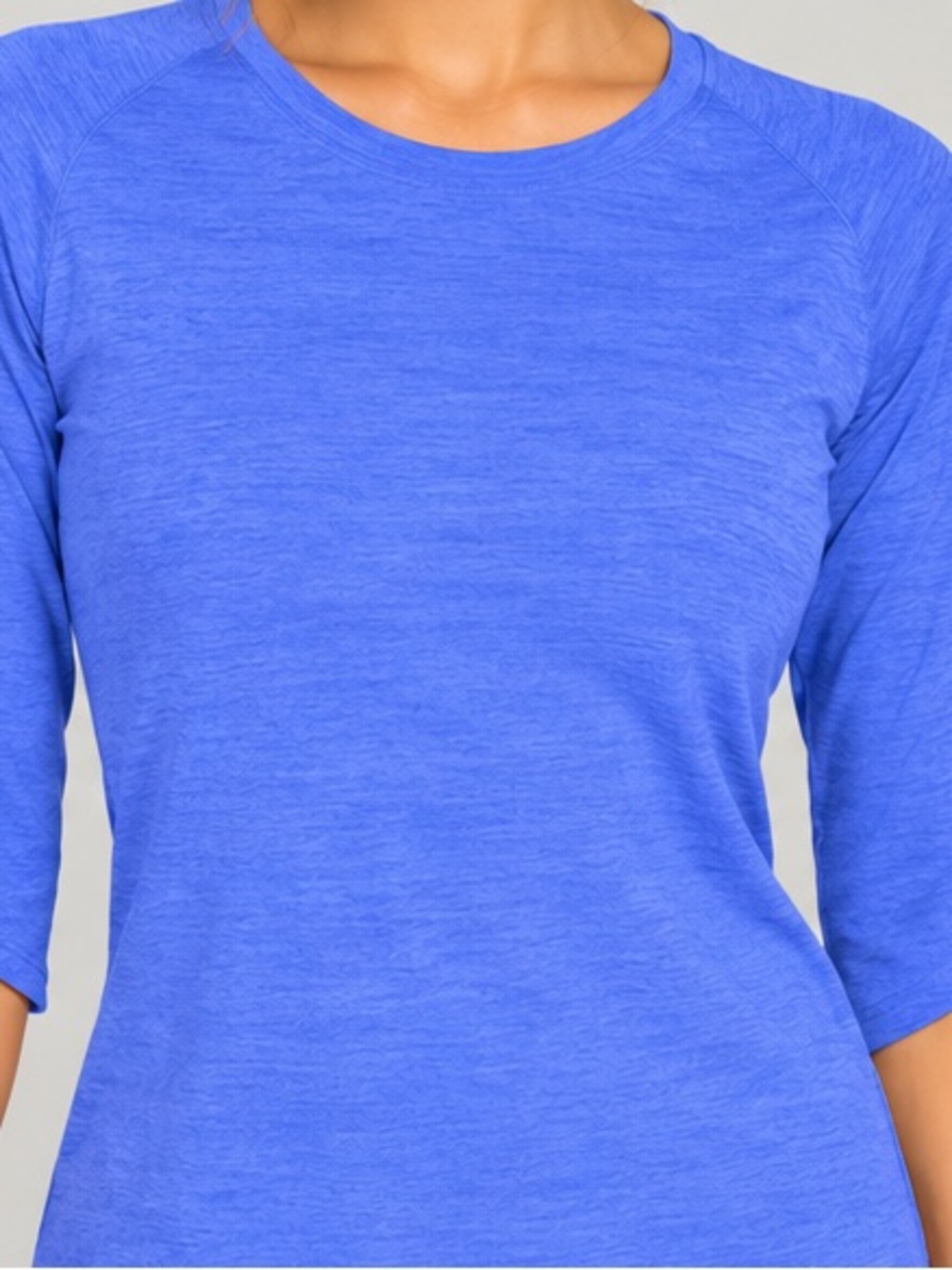 Patagonia Women’s Shirt 3/4 Curved Hem Sleeves, Blue, Size Medium